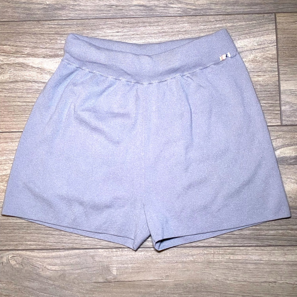EUC Like New Extreme Cashmere x Blue Gray Sweater Shorts